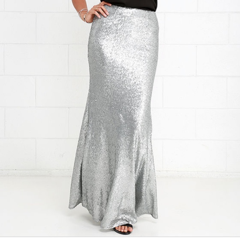 LULUS SEQUIN MAXI SKIRT